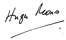 Signature of Brigadier Hugh Monro CBE HM Chief Inspector of Prisons Signature of Brigadier Hugh Monro CBE HM Chief Inspector of Prisons