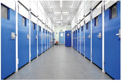 Reception area – facilities for receiving prisoners at HMP Barlinnie