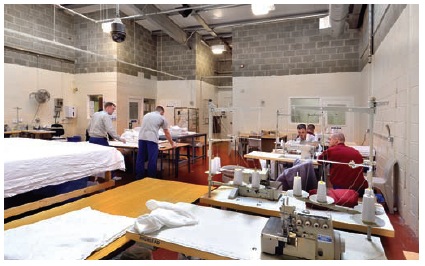 Textiles – A textile workshop in HMP Kilmarnock