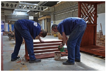 Vocational training at HMP Barlinnie – where skills such as joinery can be learned Vocational training at HMP Barlinnie – where skills such as joinery can be learned
