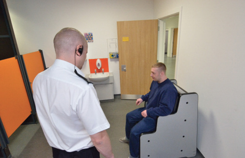 BOSS Chair in use at HMP Low Moss