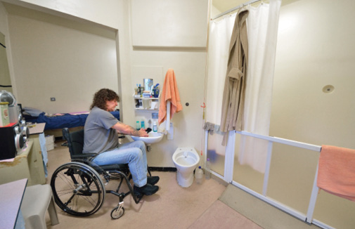 Disabled Cell at HMP Edinburgh