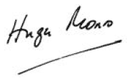 Hugh Monro CBE signature
