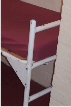 Projection remaining after top bunk removed